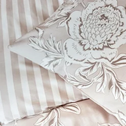 Housse de couette coton (240 x 220 cm) Lara Beige