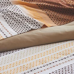 Housse de couette coton (240 x 220 cm) Niagara Marron châtaigne