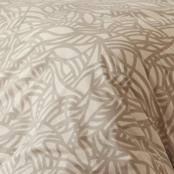 Housse de couette coton lavé (280 x 240 cm) Séréna Beige