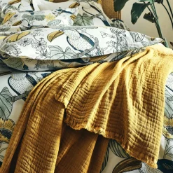 Housse de couette coton lavé (200 x 200 cm) Toco Verte