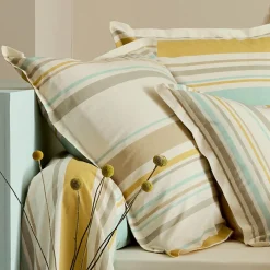 Housse de couette coton lavé (280 x 240 cm) Hugo Jaune moutarde