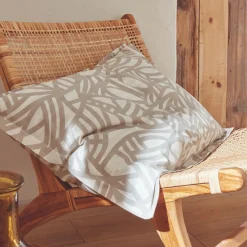 Housse de couette coton lavé (300 x 240 cm) Séréna Beige