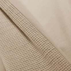 Housse de couette coton nid d'abeille (140 x 200 cm) Eva Ficelle