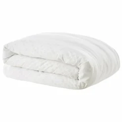 Housse de couette dentelle coton (240 x 220 cm) Jeanne Blanche