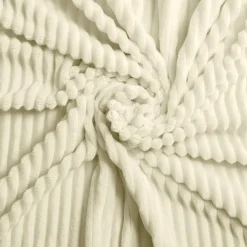 Housse de couette et deux taies d'oreiller flanelle (240 x 220 cm) Veloutea Beige