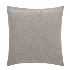 Housse de couette et deux taies d'oreiller coton (260 x 240 cm) Meline Gris anthracite