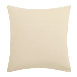 Housse de couette et deux taies d'oreiller coton (240 x 220 cm) Meline Beige sable