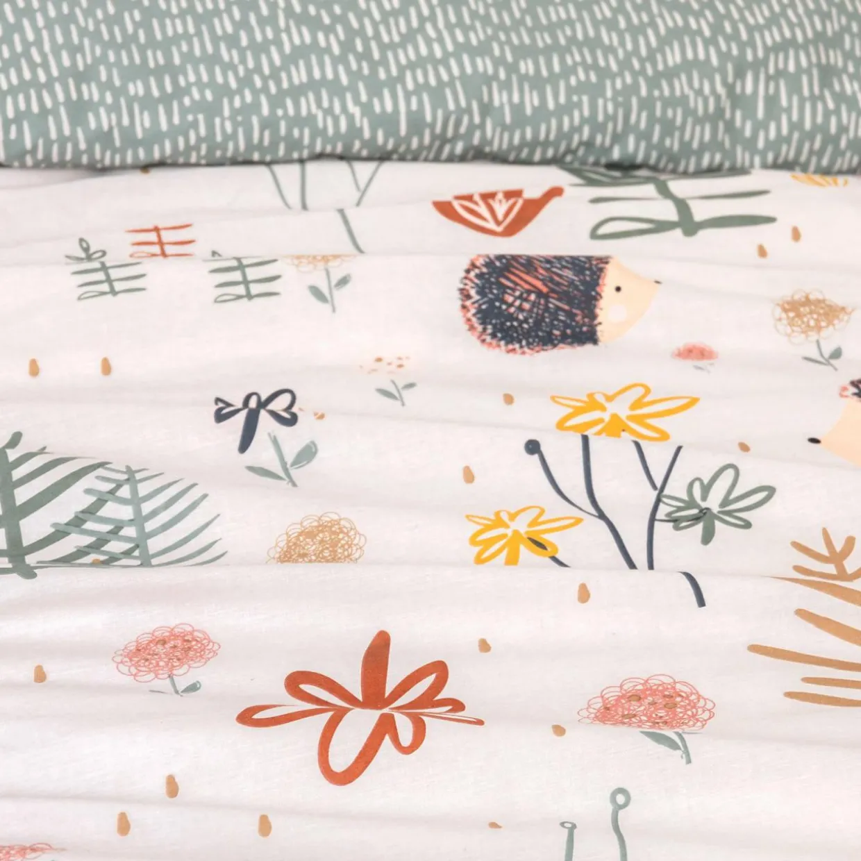 Housse de couette et une taie enfant coton (140 x 200 cm) Polisson Multicolore