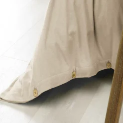 Housse de couette flanelle de coton (240 x 220 cm) Nina Beige
