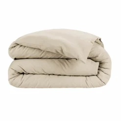 Housse de couette flanelle de coton (240 x 220 cm) Nina Beige