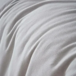 Housse de couette flanelle de coton (140 x 200 cm) Nina Gris clair