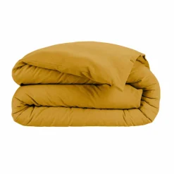 Housse de couette flanelle de coton (280 x 240 cm) Nina Jaune ocre
