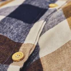 Housse de couette flanelle de coton (200 x 200 cm) Nina carreaux Multicolore