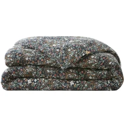 Housse de couette gaze de coton (200 x 200 cm) Constance Bleu nuit