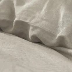 Housse de couette lin lavé (260 x 240 cm) Louise Beige