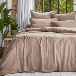 Housse de couette lyocell Tencel™ lavé (260 x 240 cm) Olivia Rose blush