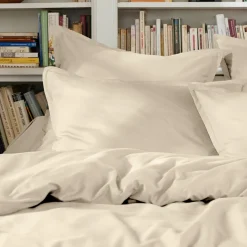 Housse de couette percale de coton (140 x 200 cm) Cali Beige