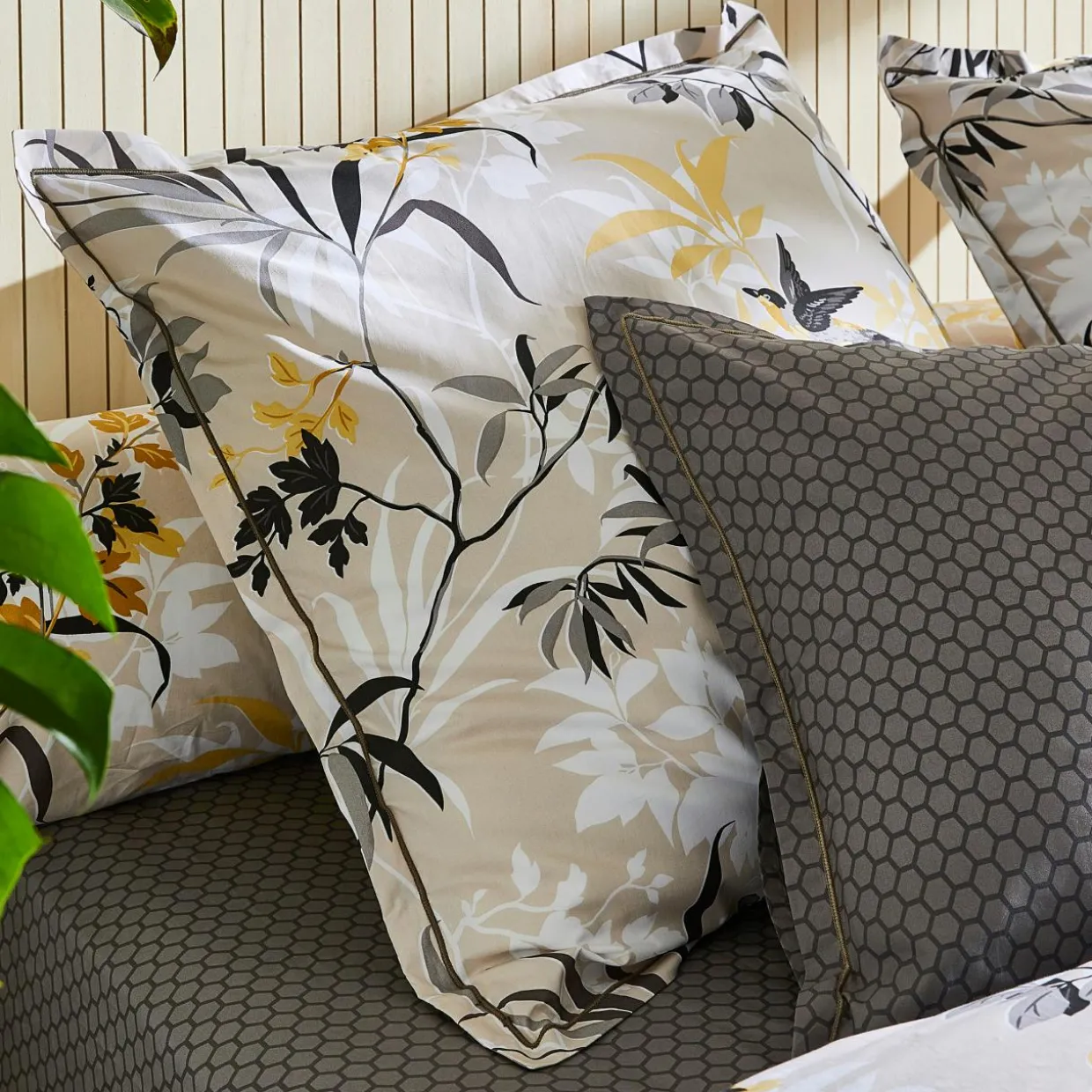 Housse de couette percale de coton (200 x 200 cm) Asia Beige