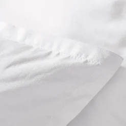 Housse de couette percale de coton (280 x 240 cm) Cali Blanche