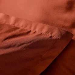 Housse de couette percale de coton (140 x 200 cm) Cali Terracotta