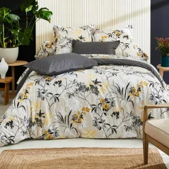 Housse de couette percale de coton (260 x 240 cm) Asia Beige