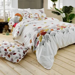 Housse de couette percale de coton (200 x 200 cm) Ginkgo Multicolore