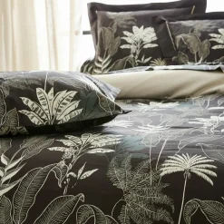 Housse de couette satin de coton (200 x 200 cm) Cayenne Noire