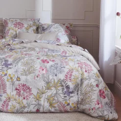 Housse de couette satin de coton (280 x 240 cm) Anaïs Multicolore