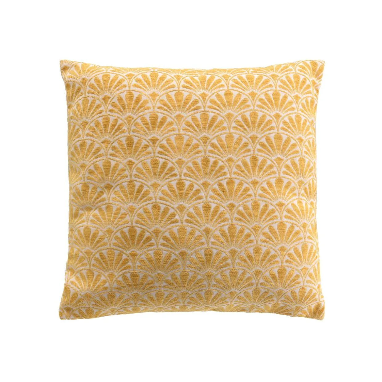 Housse de coussin carrée (40 x 40 cm) Echo Jaune ocre