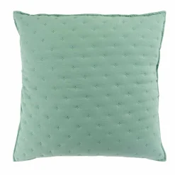 Housse de coussin carrée (60 cm) Mellow Chic Vert menthe