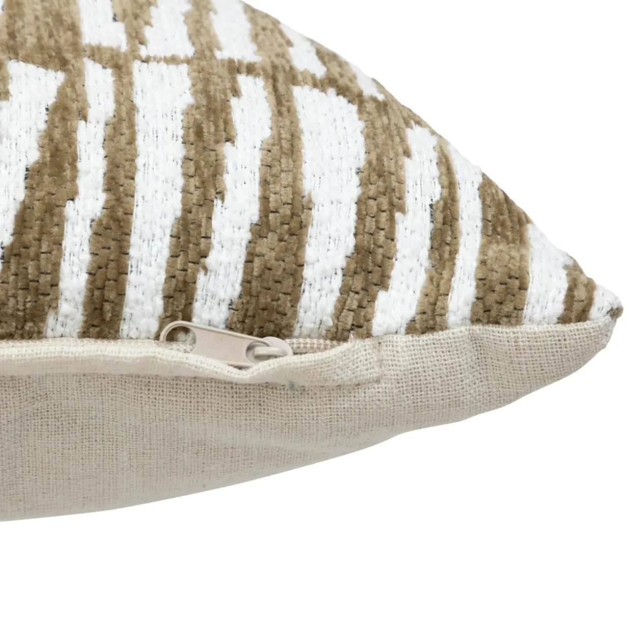 Housse de coussin carrée (40 x 40 cm) Jeni Vert kaki