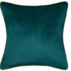 Housse de coussin carrée (40 x 40 cm) Feel Bleu canard