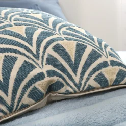 Housse de coussin carrée (40 x 40 cm) Dory Bleue