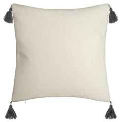 Housse de coussin carrée coton (40 x 40 cm) Azteq Pampil Ecru