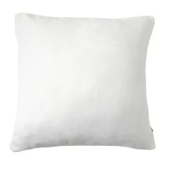 Housse de coussin carrée flanelle (60 x 60 cm) Didou Ivoire