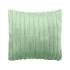 Housse de coussin carrée flanelle (40 x 40 cm) Dune Vert sauge