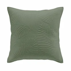 Housse de coussin carrée microfibre (40 x 40 cm) Palombine Vert kaki