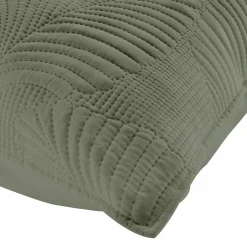 Housse de coussin carrée microfibre (40 x 40 cm) Palombine Vert kaki