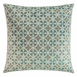 Housse de coussin carrée velours (60 cm) Joan Vert kaki