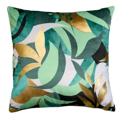 Housse de coussin carrée velours (40 x 40 cm) Boréale Vert