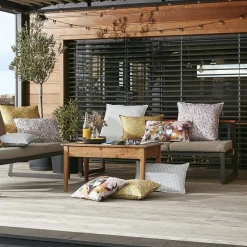 Housse de coussin extérieur rectangulaire (40 x 60 cm) Capucine Beige