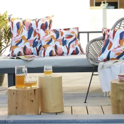 Housse de coussin extérieur carrée (60 x 60 cm) Julianne Multicolore