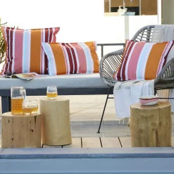 Housse de coussin extérieur carrée (60 x 60 cm) Bianca Orange