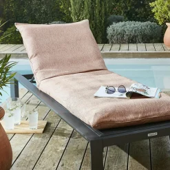 Housse de coussin pour bain de soleil (190 x 70 cm) Naia Corail