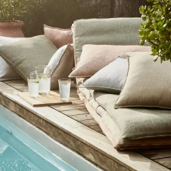 Housse de coussin pour bain de soleil (190 x 70 cm) Naia Corail