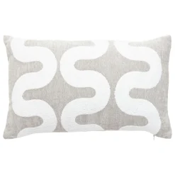 Housse de coussin rectangulaire (30 x 50 cm) Jeni Beige