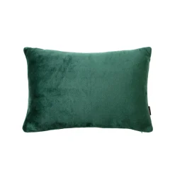 Housse de coussin rectangulaire flanelle (40 x 60 cm) Didou Verte