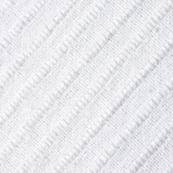 Housse de coussin rectangulaire coton tissé (30 x 50 cm) Léa Blanche