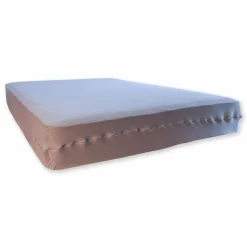 Housse de matelas intégrale (140 x 190 cm) Emeline Gris clair