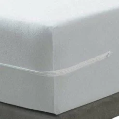 Housse de matelas intégrale anti-punaises de lit (180 x 200 cm) Ombeline Blanche